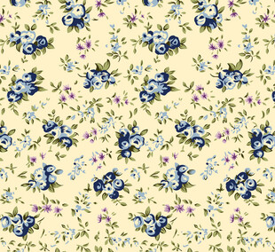 清新花卉图案背景