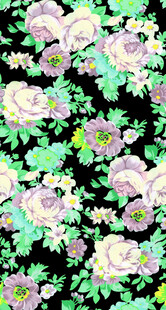 复古风花卉图案背景