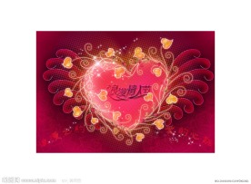 心之约 情人节PSD素材