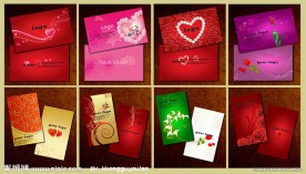 喜庆婚庆公司名片卡片模板下载