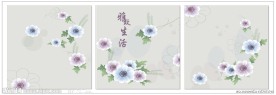 矢量无框画（花系列）