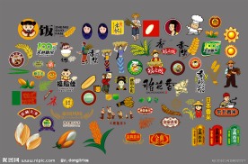 大米包装设计素材