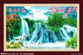 自然风景山水画