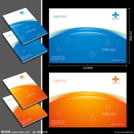 简洁大气企业画册封面