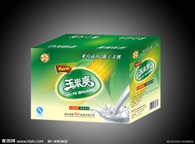 玉米爽饮料包装设计