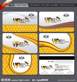 VIP卡 会员卡 贵宾卡 金卡