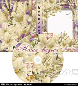 婚庆婚礼光盘和光盘盒设计