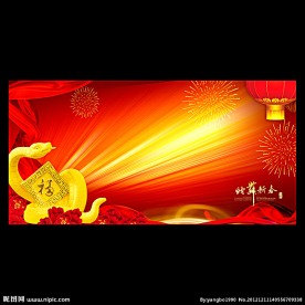 2013年蛇年元旦新年海报设计下载