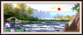 风景画 山水风景画