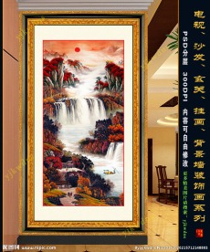 聚宝盆风水画（高清