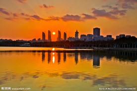 夕阳风景摄影