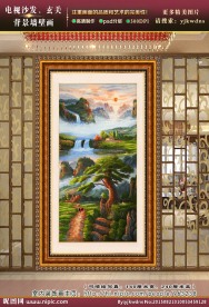 聚宝盆 玄关风水画