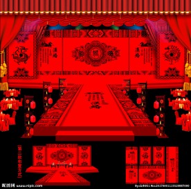 中国风汉式婚礼