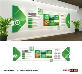 绿色环保文化墙