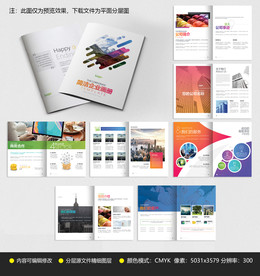 简洁大气企业画册