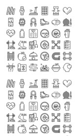 金融理财文件矢量图标图片