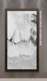 大理石山水画