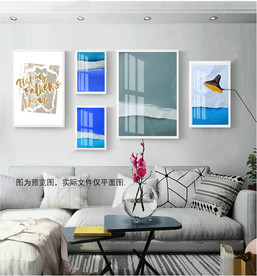 小清新风景ins北欧组合装饰画