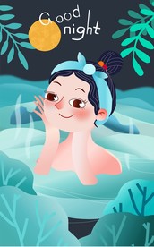 爱美的小女孩