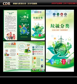 垃圾分类折页