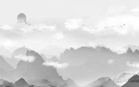 TIF合层山水画
