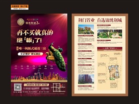 孔雀宣传单