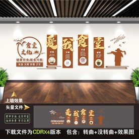 食堂文化墙