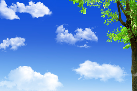蓝天白云