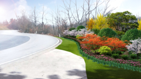 绿化景观设计效果图