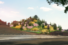 山体绿化景观设计效果图