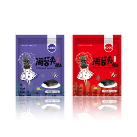 卡通海苔夹心包装设计