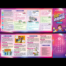 消费者权益日折页