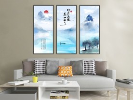 水墨山水装饰画