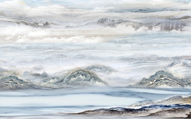 蓝色山水新大理石 TIF分层