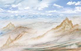 高温烧石材新背景墙 TIF分层