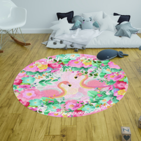 烈火鸟地毯图案