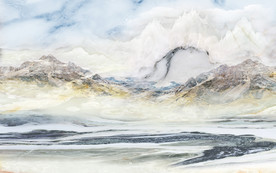 欧式大气石纹山水 TIF分层