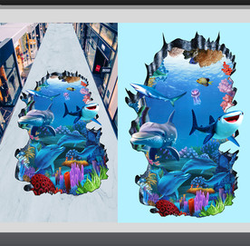 海洋立体画