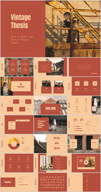 复古论文ppt模板