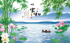 江南水乡背景图