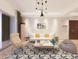 客厅背景墙样机