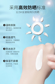 防晒乳海报