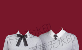 结婚登记照模板