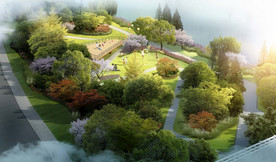 景观效果图环湖效果图公园效果图