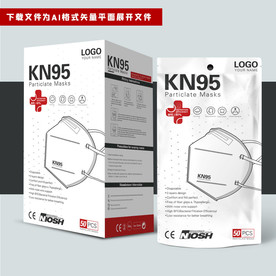 出口口罩包装 英文KN95新款