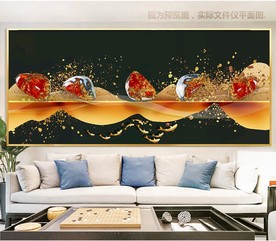 石来运转石头装饰画