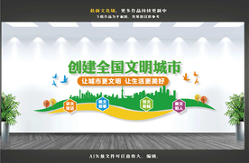 文明城市文化墙