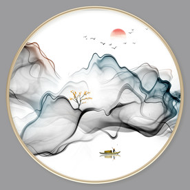 中式山水装饰画