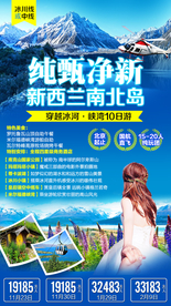 新西兰广告设计  新西兰南北岛