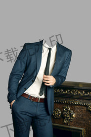 男士半身西装